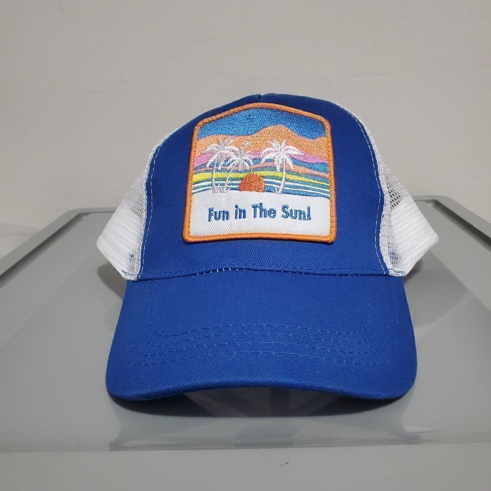 NWT Banana Boat Baseball Hat FUN in the Sun Embroidered Logo Patch